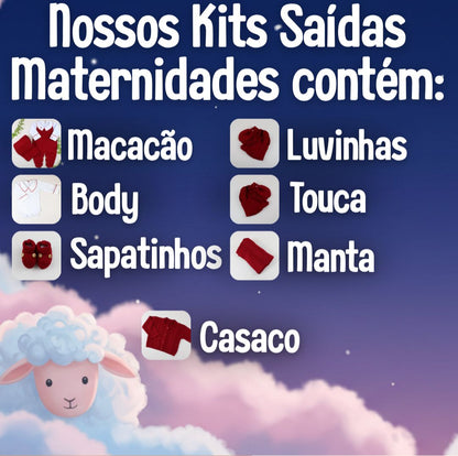 Kit Saquinhos Maternidade Linho Azul Marinho