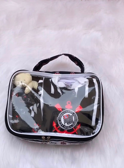 Kit Maternidade Personalizado Completo MASCULINA Corinthians | Personalize Com o Nome do seu Príncipe