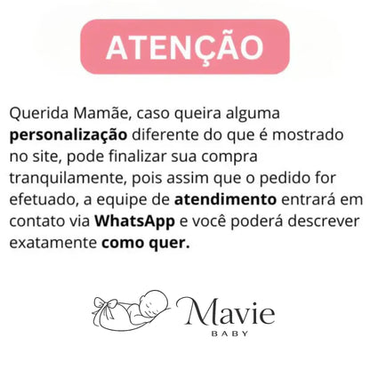Kit de Fraldinha Personalizado Francisco | 6 Peças Personalizadas