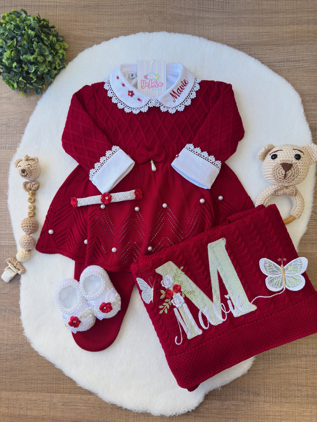 Kit Maternidade Personalizado Completo Mavie| Personalize Com o Nome da sua Princesa