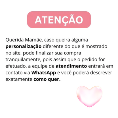 Saída Maternidade Trama Detalhada com Barra Babados Rosa Pó