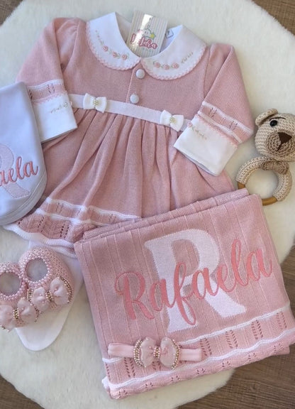 Kit Saída Maternidade Personalizável Completa Rafaela | Personalize Com o Nome da sua princesa