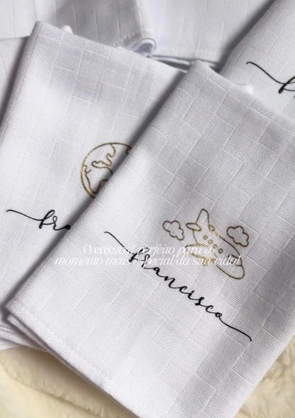 Kit de Fraldinha Personalizado Francisco | 6 Peças Personalizadas