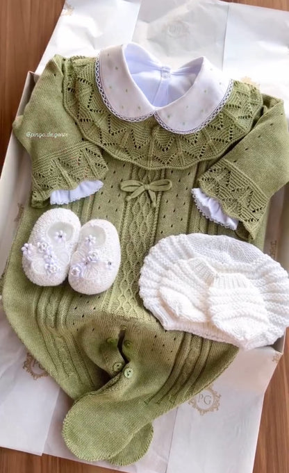 Kit Maternidade Personalizado Completo FEMININA Jardim | Personalize Com o Nome da sua princesa