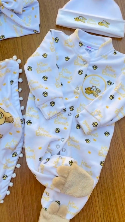 Kit Maternidade Personalizado Completo FEMININA Savana| Personalize Com o Nome da sua princesa