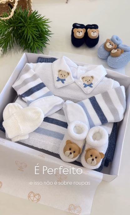 Kit Maternidade Personalizado Completo Ursinho | Personalize Com o Nome do seu Príncipe
