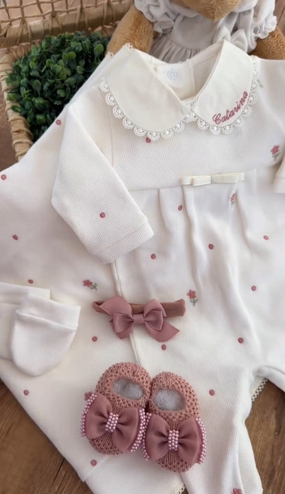 Kit Maternidade Personalizado Completo Catarina | Personalize Com o Nome da sua princesa