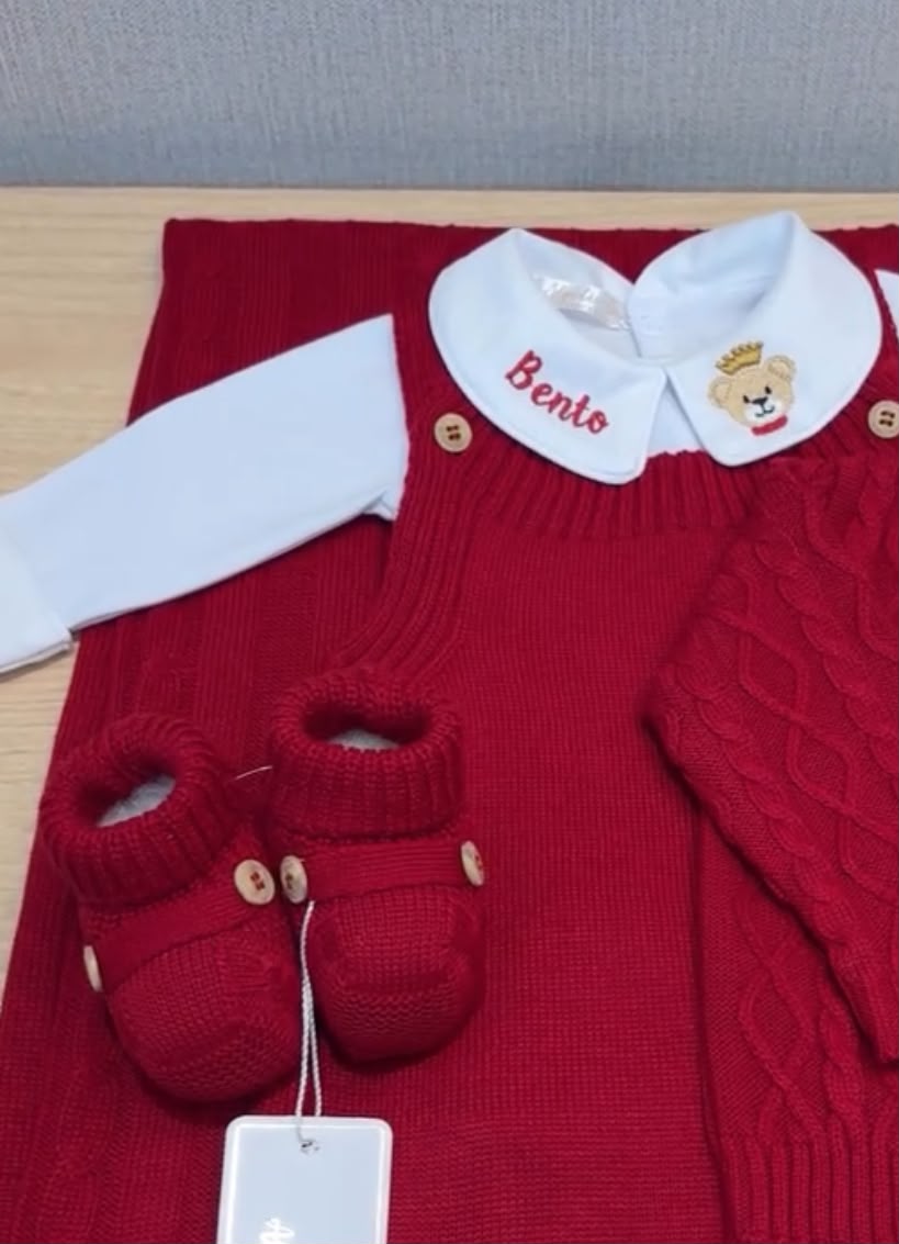 Kit Maternidade Personalizado Completo Bento Red| Personalize Com o Nome do seu Príncipe