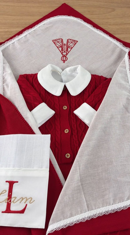 Kit Maternidade Personalizado Completo Liam | Personalize Com o Nome do seu Príncipe